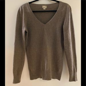 Distressed cashmere sweater